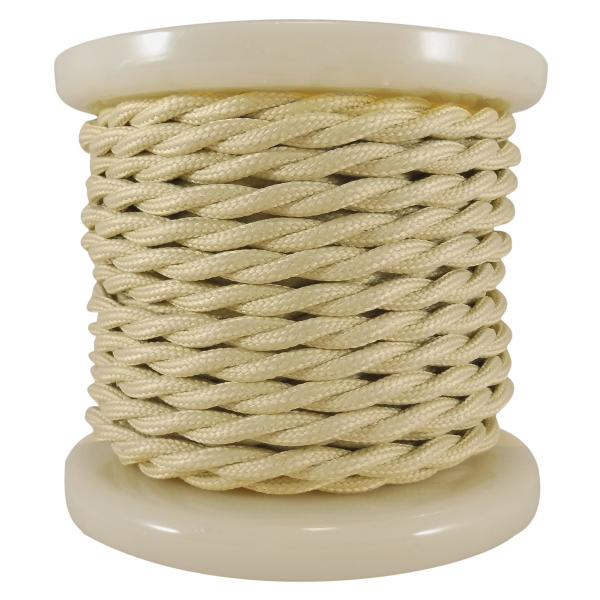 EL338008 | EL338008 | Textile Cable Τwist 2x0.75mm²- ρολλό 10mt - ΜΠΕΖ